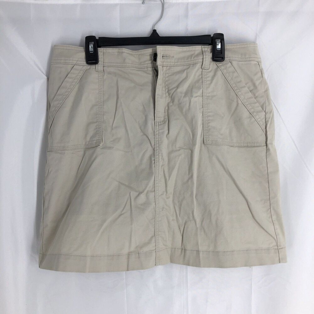 Christopher Banks Women’s Size 12 Khaki Denim Skirt